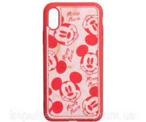 Чехол Mickey Color print для iPhone Xr (Красный)