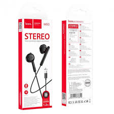 Hoco M93 Type-C Joy wire-controlled digital earphones with microphone black